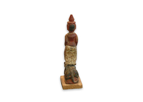 Human Nat Standing on the Back of a Mythical Animal, Burmese (Myanmar), 19th Century