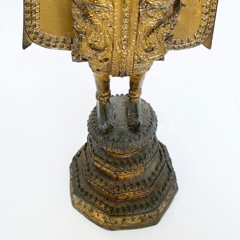 Standing Gilded Buddha, Thailand, 19th century